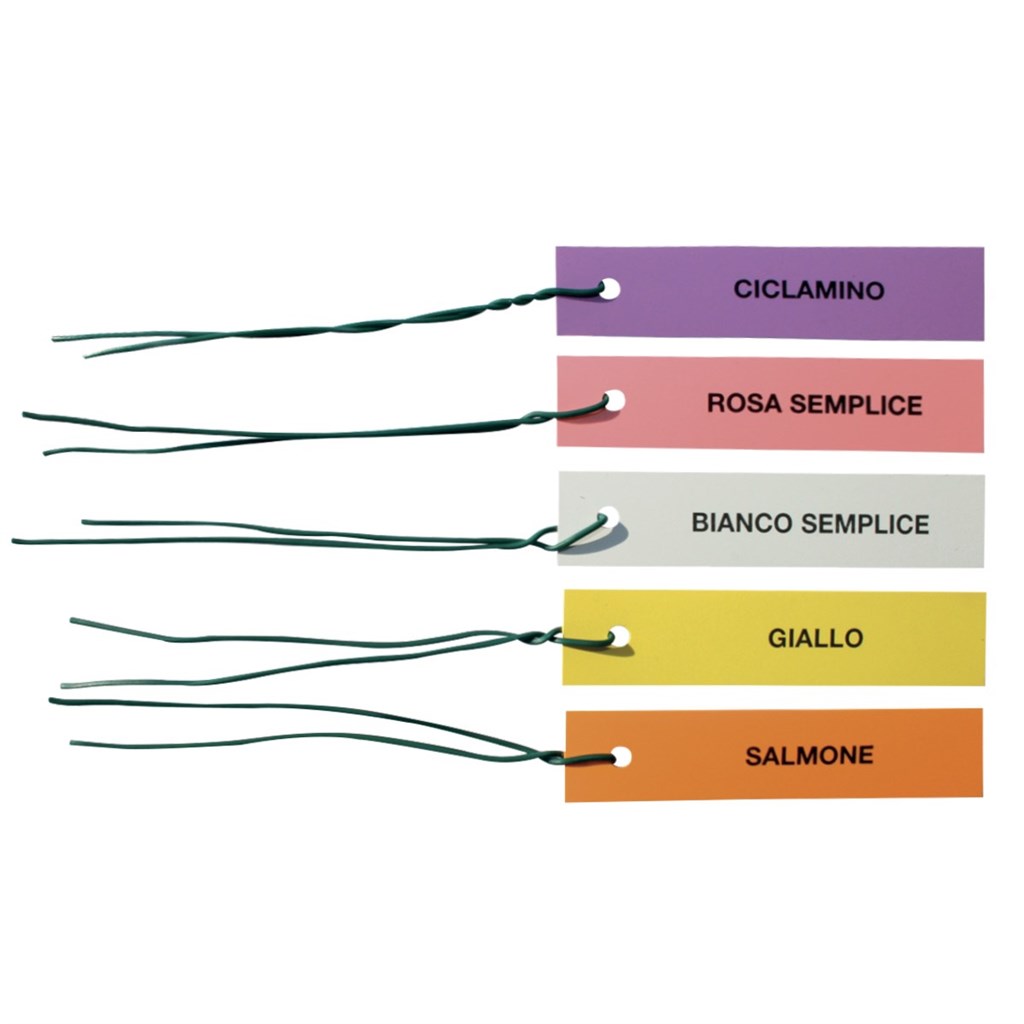 ETICHETTA CON FILO STAMPATA CM 8X2